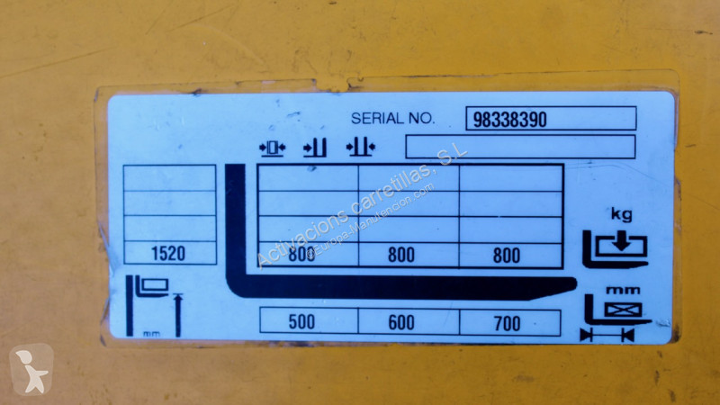 مرفاع شوكي Jungheinrich EJD 118i 152M LI-ION