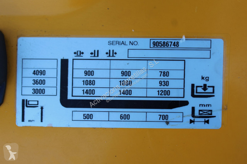 مرفاع شوكي Jungheinrich 409 DZ