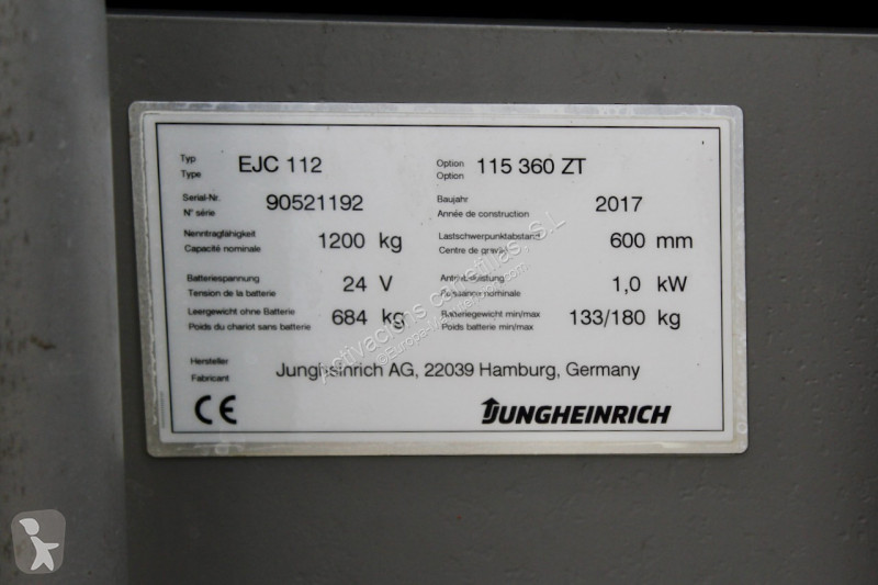 مرفاع شوكي Jungheinrich 360 ZT