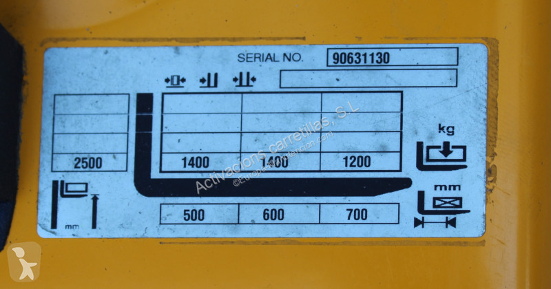 مرفاع شوكي Jungheinrich 250 ZZ