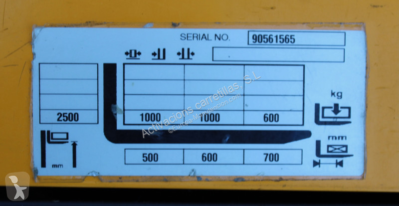 مرفاع شوكي Jungheinrich 250 ZT LI-ION