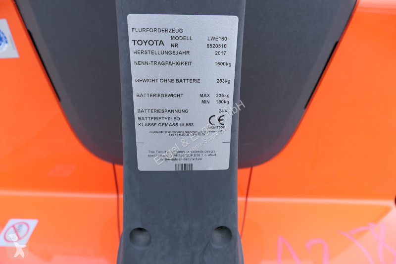 Apilador BT LWE 160 Batterie 17/2026