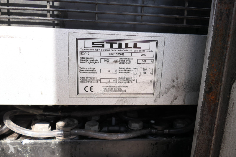 Apilador Still EXV 10 Batterie 05/2016