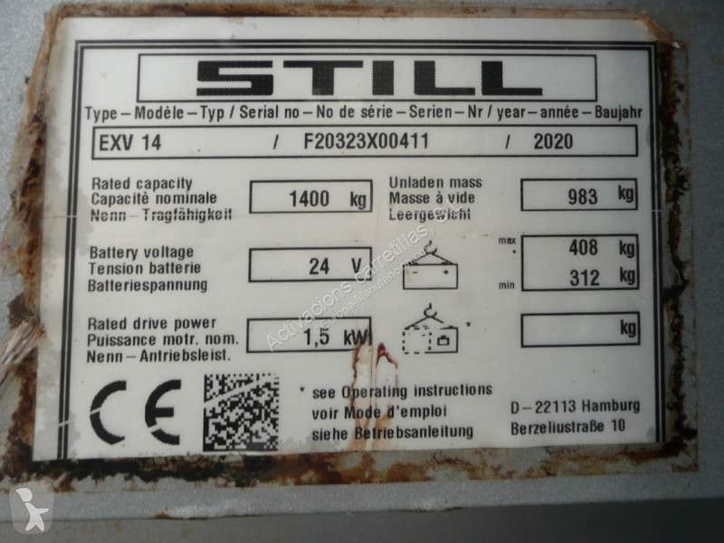 Apilador Still EXV 14 C LI-ION
