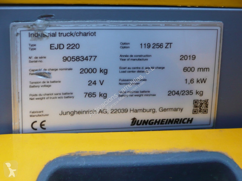 Gerbeur Jungheinrich 256 ZT