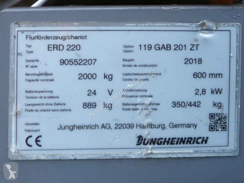 Apilador Jungheinrich 201 ZT