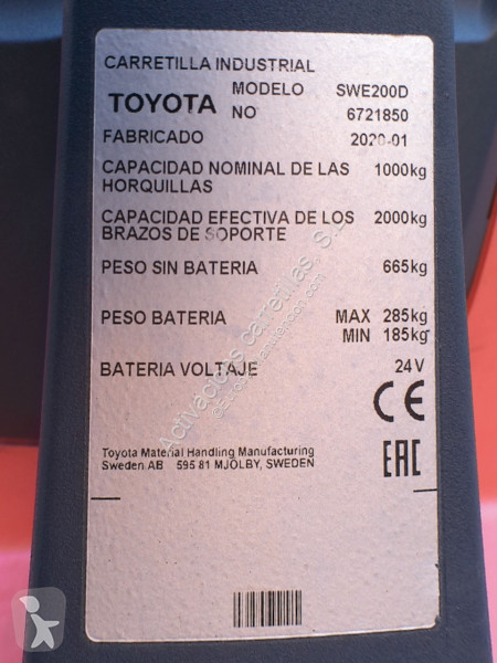 Apilador BT SWE 200 D
