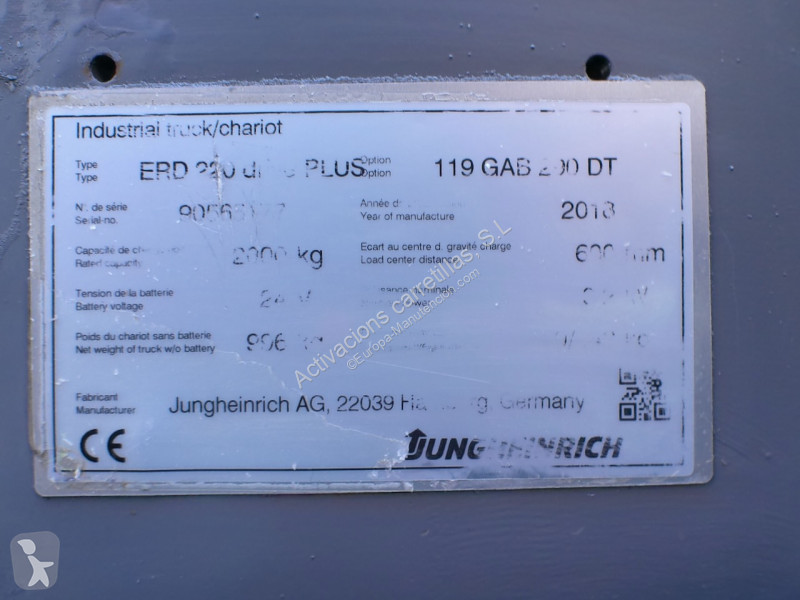 Gerbeur Jungheinrich 290 DT