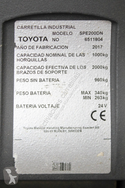Apilador BT SPE 200 DN