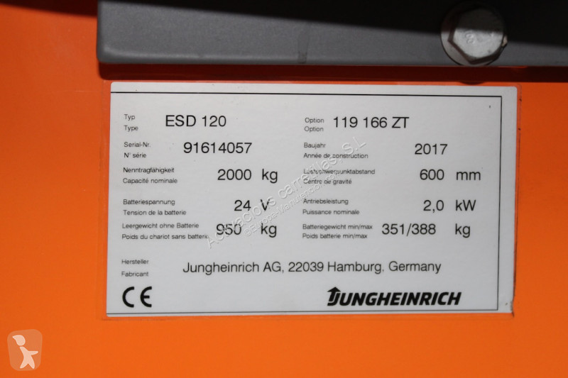 Gerbeur Jungheinrich 166 ZT