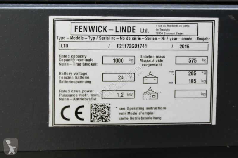 Штабелёр Linde L 10