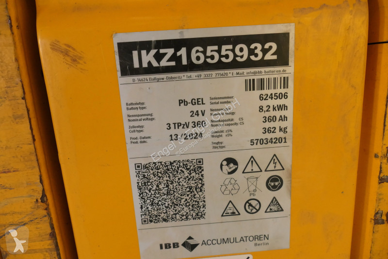 مرفاع شوكي Jungheinrich ESE 220 Batterie 13/2024