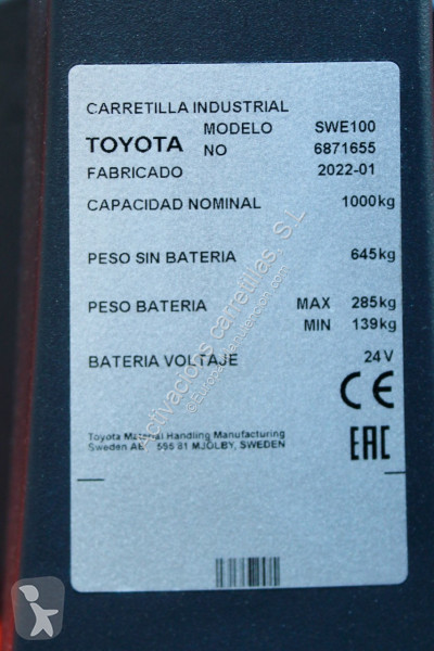 Штабелёр BT SWE 100