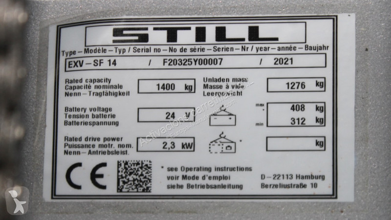 مرفاع شوكي Still EXV-SF14 LI-ION
