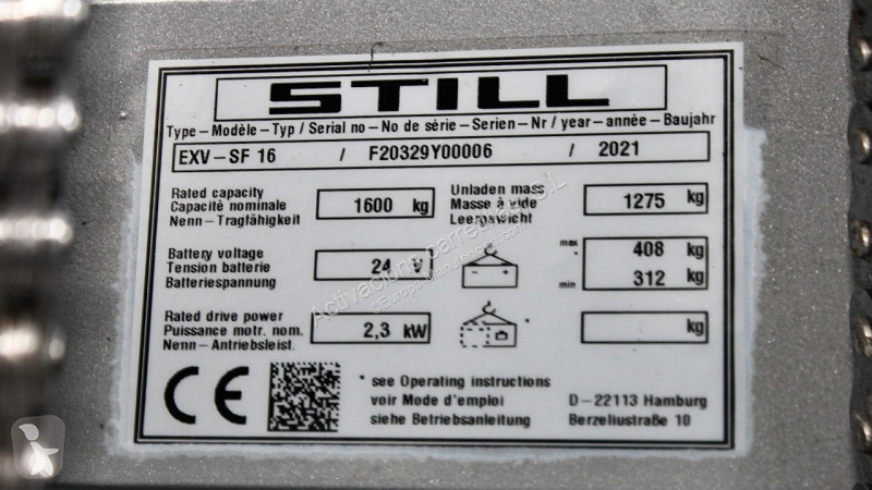 Штабелёр Still EXVSF16 LI-ION