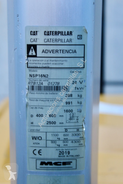 Stohovač Caterpillar NSP16N2