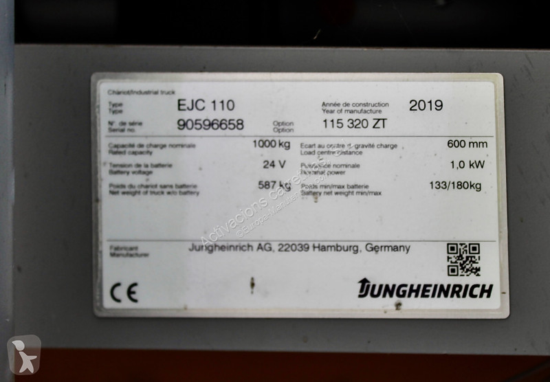 مرفاع شوكي Jungheinrich 320 ZT