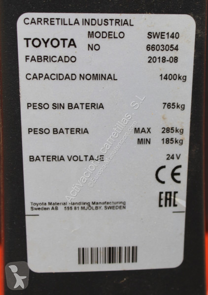 Стакер BT SWE 140