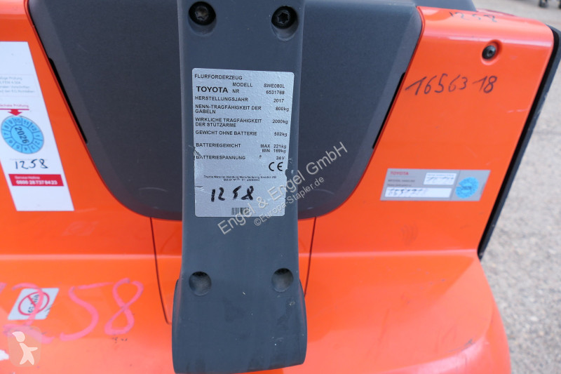Apilador BT SWE 080L Batterie 06/2025
