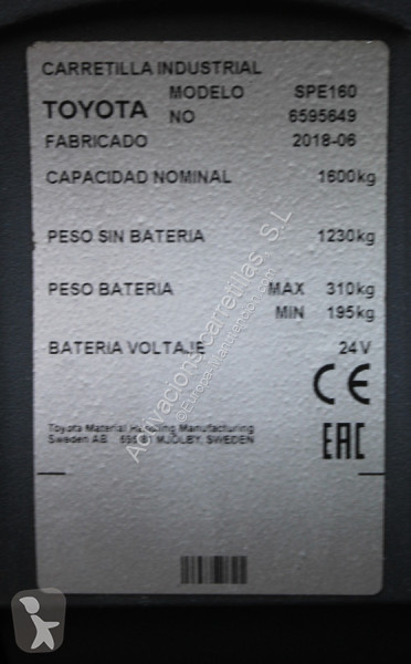Apilador BT SPE160