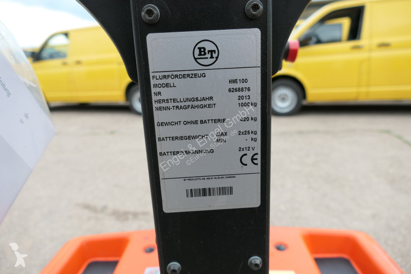 Apilador BT HWE 100 Elektro