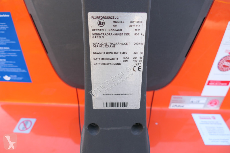 Stacker BT SWE 080L Batterie 17/2017