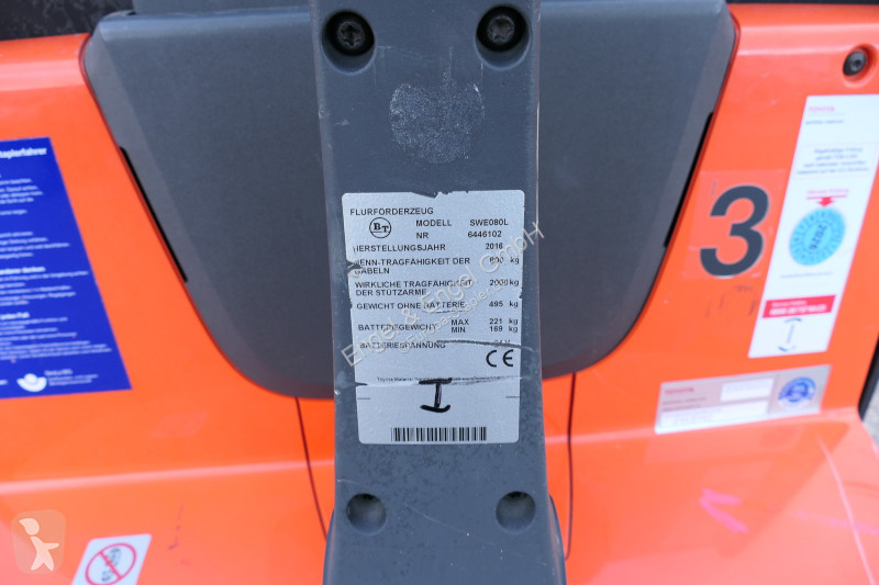 Apilador BT SWE 080L Batterie 05/2022