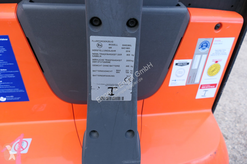 Apilador BT SWE 080L Batterie 20/2024