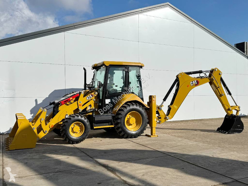 Retroescavadora Caterpillar 424 4WD - Hammer...