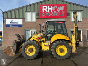 Retroexcavadora New Holland LB 115 B, CE, 240 MM MULTI PURPOSE LOADER BUCKET, 800 MM BACHOE DIGGING BUCKET, FLIP OVER FORKS, AIR CONDITIONER