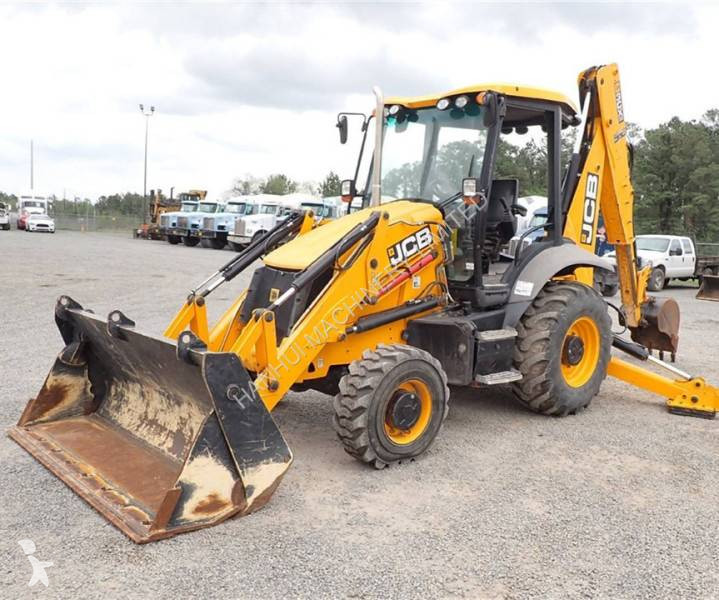 Traktor med grab JCB 3CX