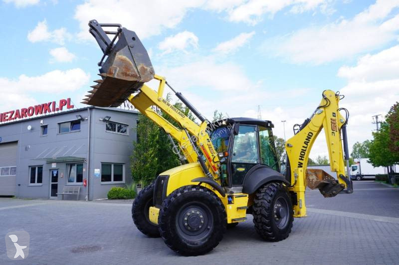 Terna New Holland B 115 C backhoe loader / 1000...