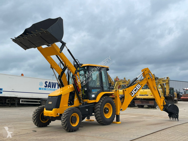 Traktor med grab JCB 3DX 4x4 A/C Hammerlines