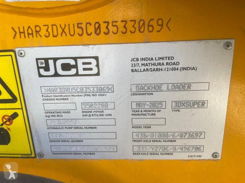 Traktor med grab JCB 3DX