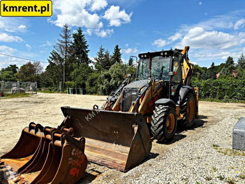 Traktor med grab Case 580 ST KOPARKO-ŁADOWARKA...