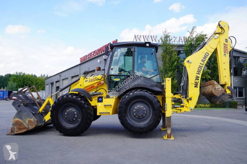 Terna New Holland B 115 C backhoe loader / 1000...