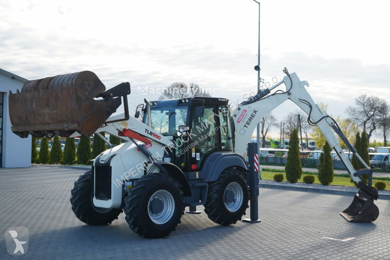 Traktor med grab Terex TLB 990