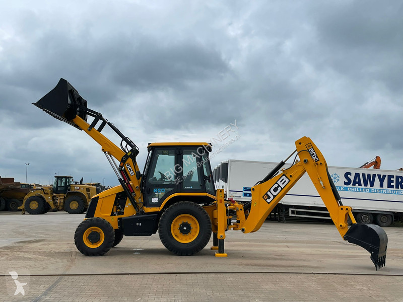 Traktor med grab JCB 3DX 4x4 A/C Hammerlines