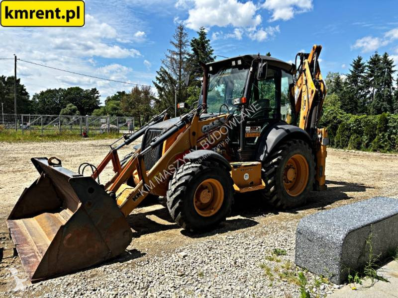 Traktor med grab Case 580 ST KOPARKO-ŁADOWARKA...
