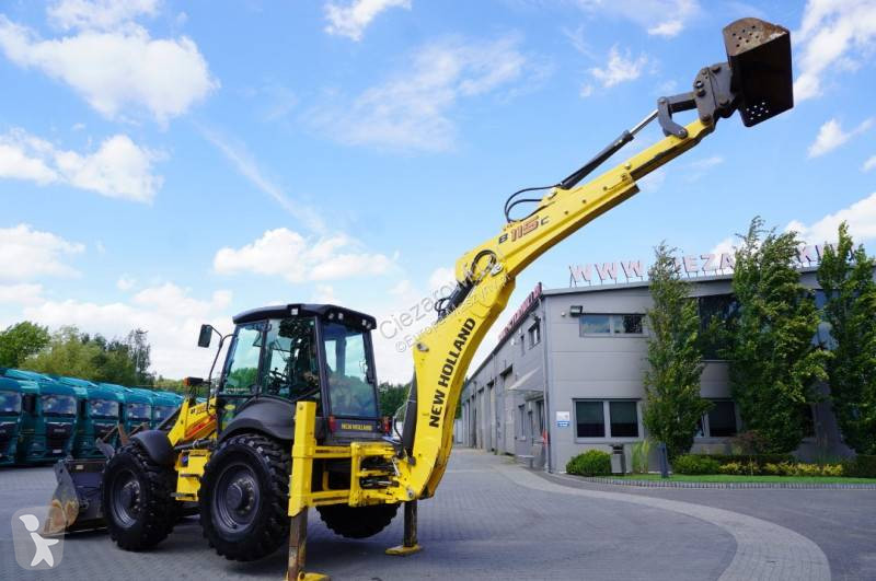 Terna New Holland B 115 C backhoe loader / 1000...