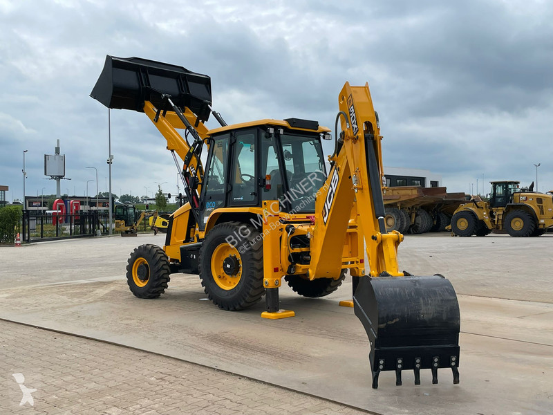 Traktor med grab JCB 3DX 4x4 A/C Hammerlines