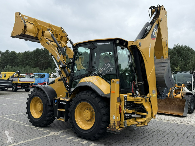 Retroexcavadora Caterpillar 444F Sterowanie na...