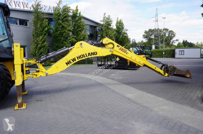 Terna New Holland B 115 C backhoe loader / 1000...