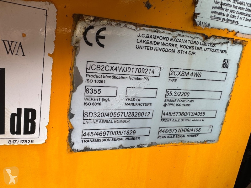 Retroescavadora JCB 2 CX