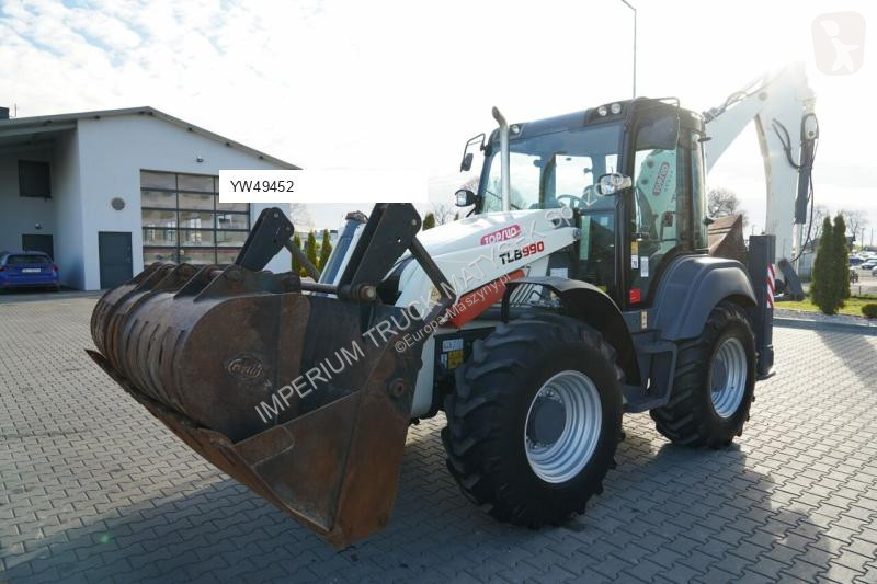 Traktor med grab Terex TLB 990