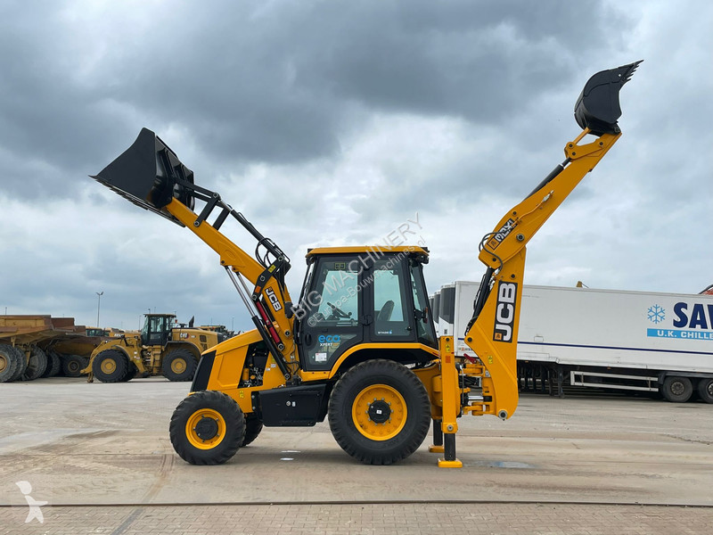 Traktor med grab JCB 3DX 4x4 A/C Hammerlines