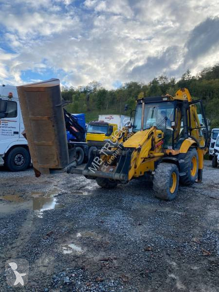 Traktor med grab JCB