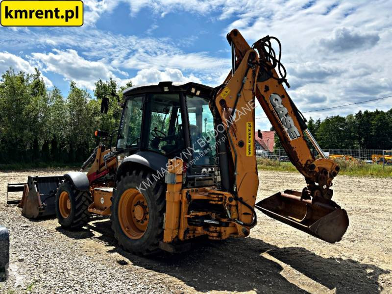 Traktor med grab Case 580 ST KOPARKO-ŁADOWARKA...
