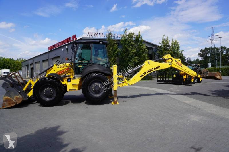 Terna New Holland B 115 C backhoe loader / 1000...