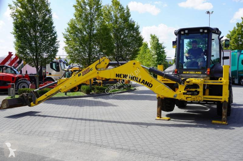 Terna New Holland B 115 C backhoe loader / 1000...